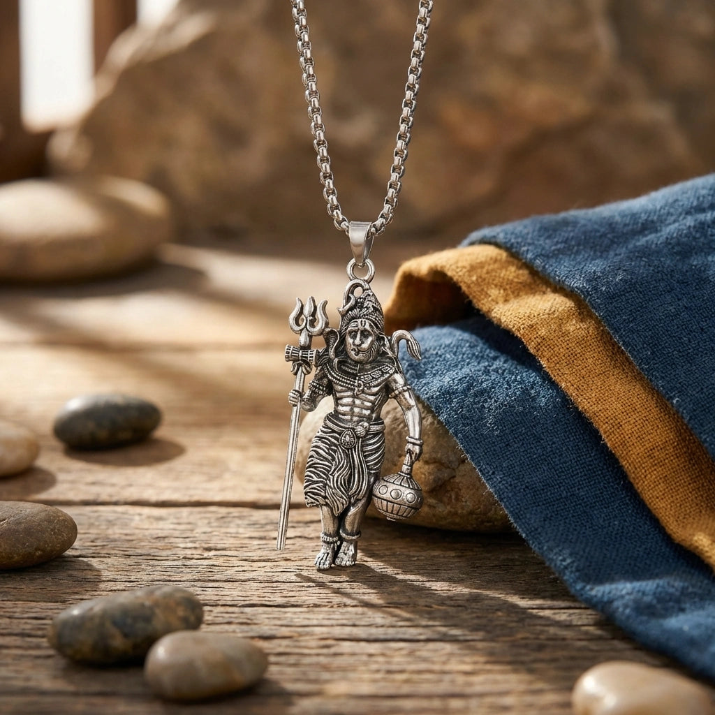 Divine Shiva Locket With Chain