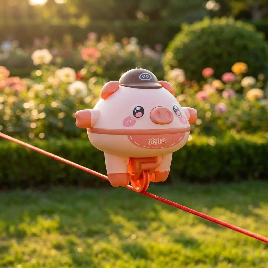 Balancing Pig Tightrope Toy