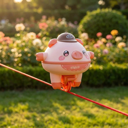 Balancing Pig Tightrope Toy