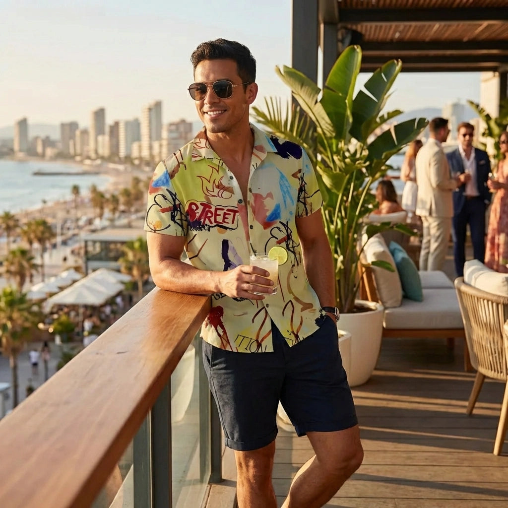 Printed Rayon Casual Shirt