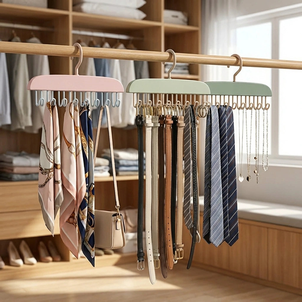 Multi-Clip Closet Hanger