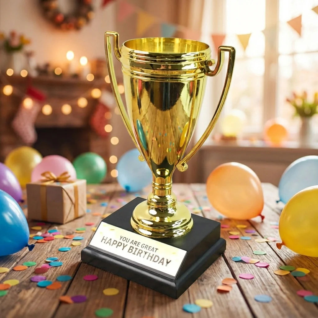 Golden Birthday Trophy