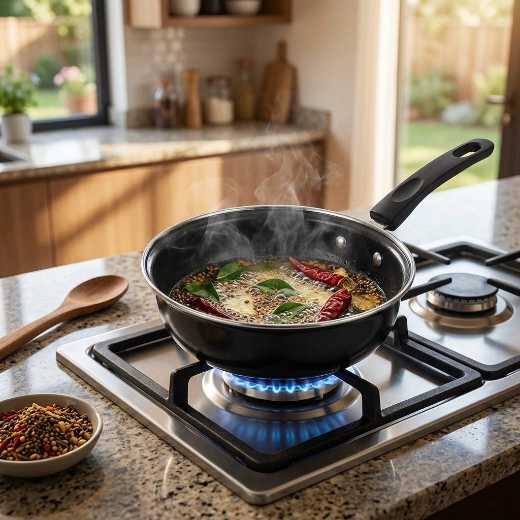 Uncoated Thick Iron Pan
