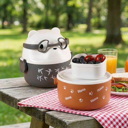 Teddy Bear Leakproof Lunchbox
