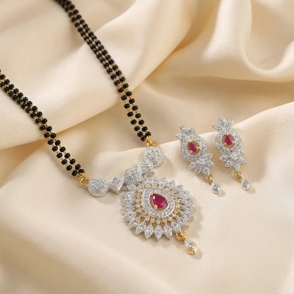 New Alloy American Diamond Mangalsutra