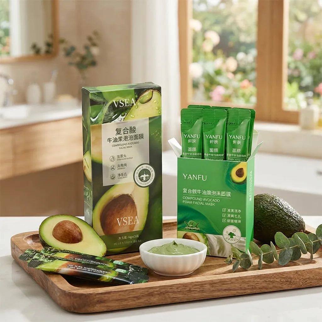 Avocado Bubble Mask Set