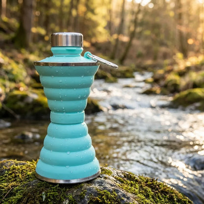 Collapsible Silicone Water Bottle