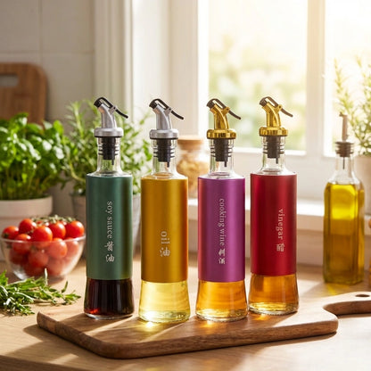 Auto-Close Oil Dispenser