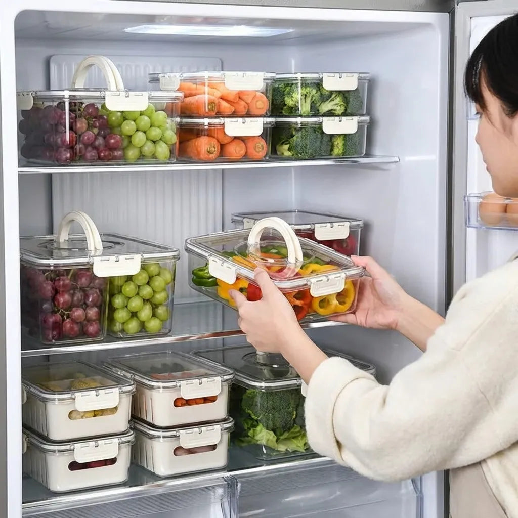 4 Compartment Fridge Storage