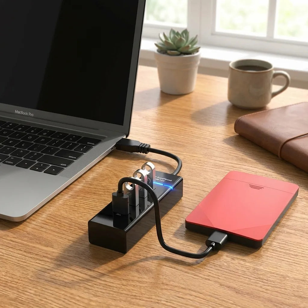 4-Port SuperSpeed USB Hub