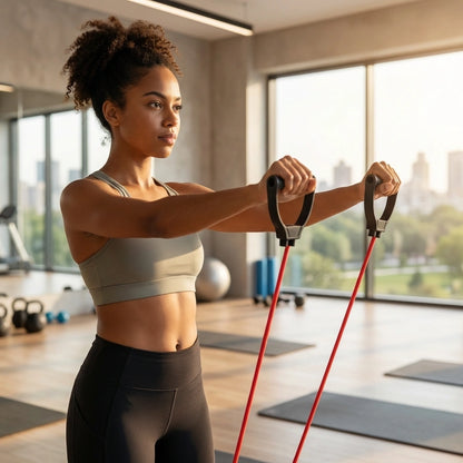 Natural Rubber Resistance Tube Toning Tube for Exercise
