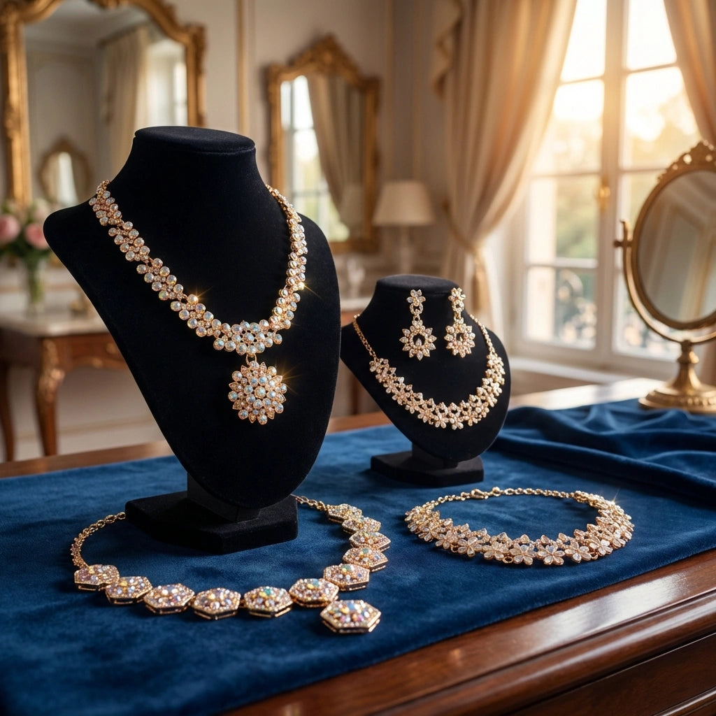 Austrian Diamond Jewellery Set (Set of 3)