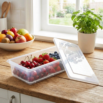 Fridge Storage Containers Box 27*11.6*6.5cm (Pack of 2)