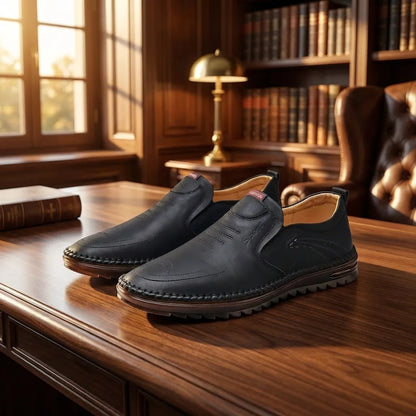 Men Leather Soft Casual Shoes