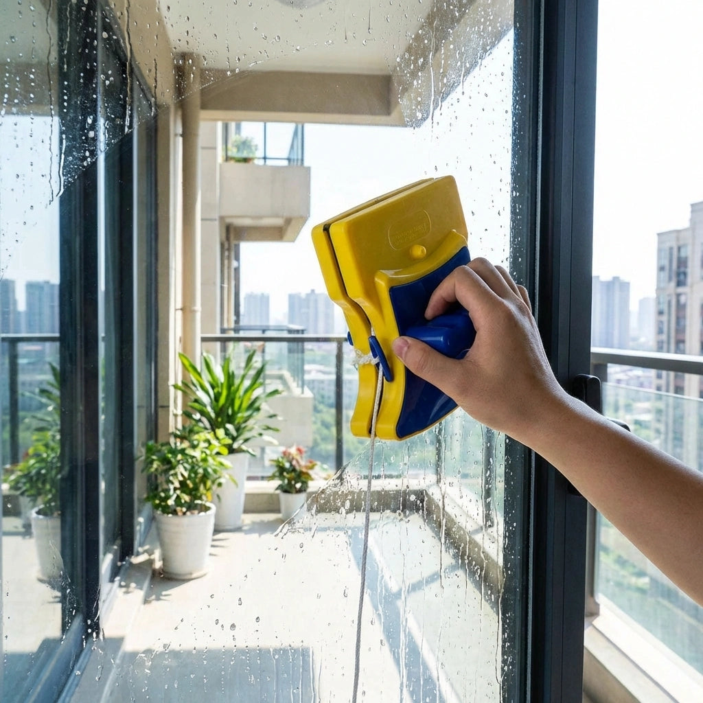 Magnetic Double-Sided Window Cleaner