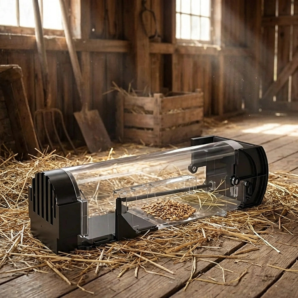 Smart Self-Locking Mousetrap
