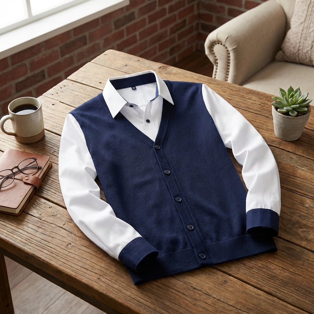Cotton Blend Color block Full Sleeves Regular Fit Sweatshirts