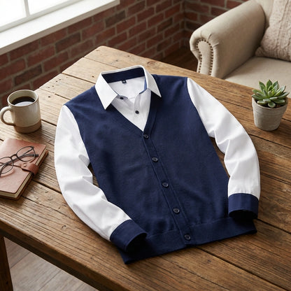 Cotton Blend Color block Full Sleeves Regular Fit Sweatshirts