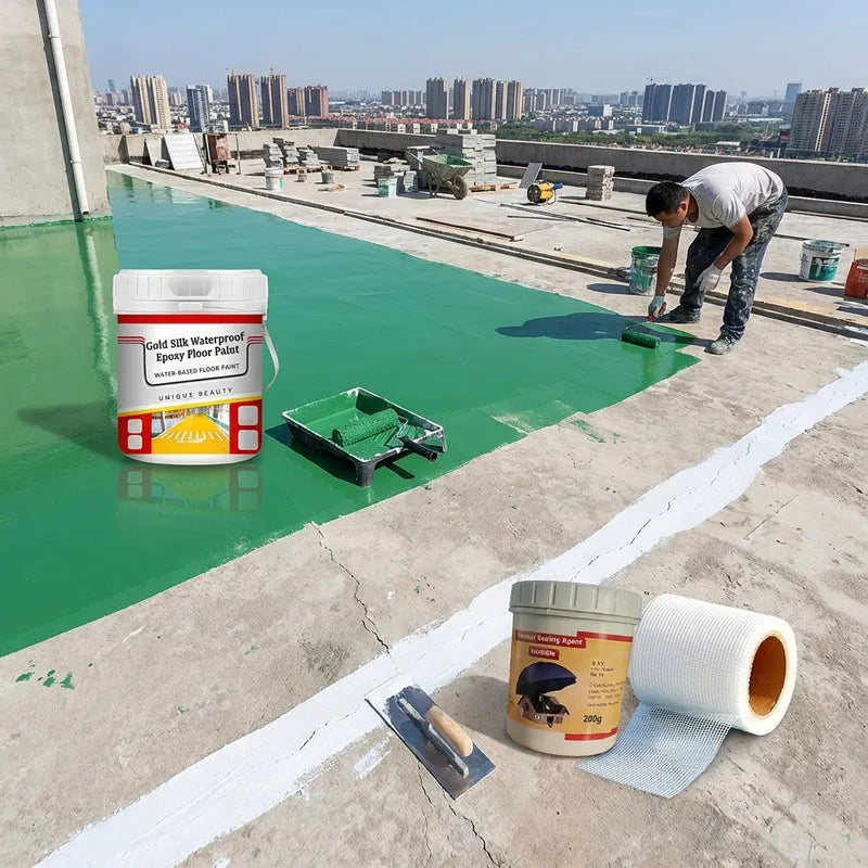Quick & Dry anti slip water based Floor Paint (Pack of 2)