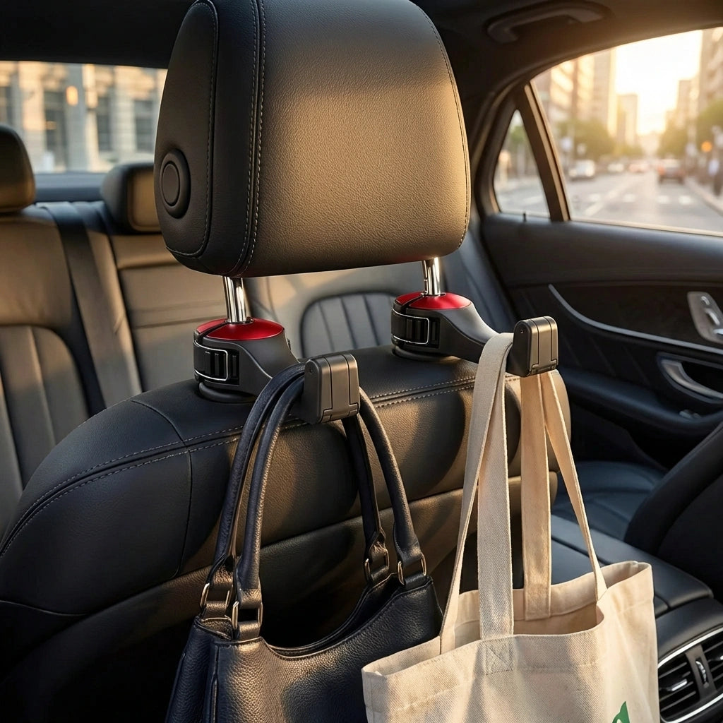 2-in-1 Car Hook Holder