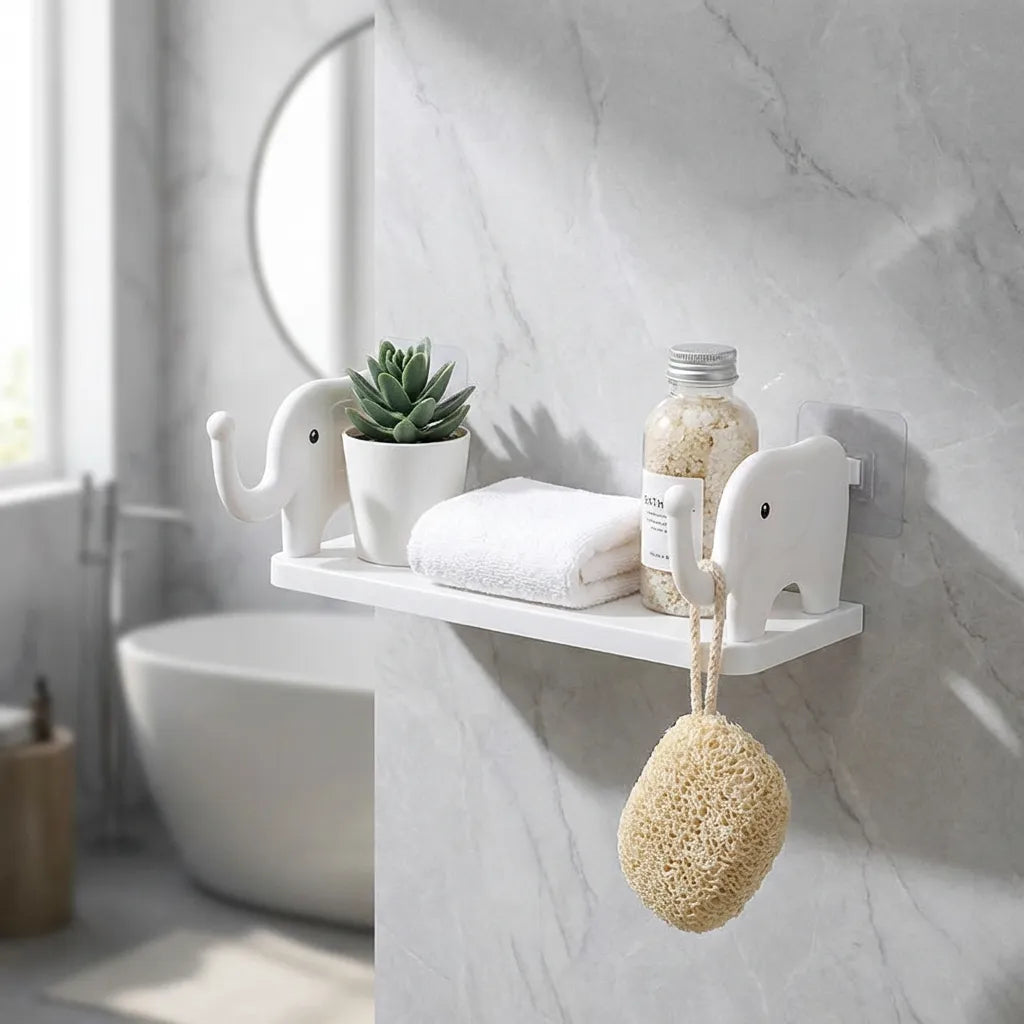Elephant Shape Self  Floating Wall Shelf