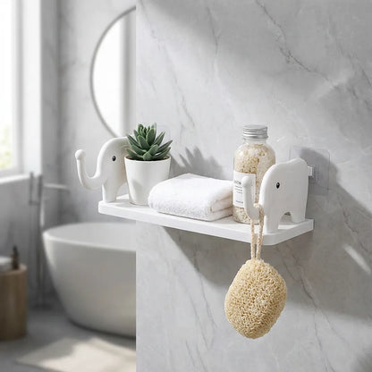 Elephant Shape Self  Floating Wall Shelf