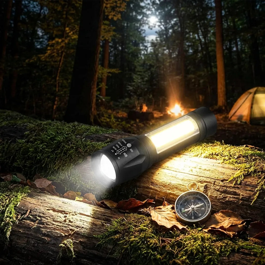 Super Bright Pocket Mini USB Rechargeable Torch Light