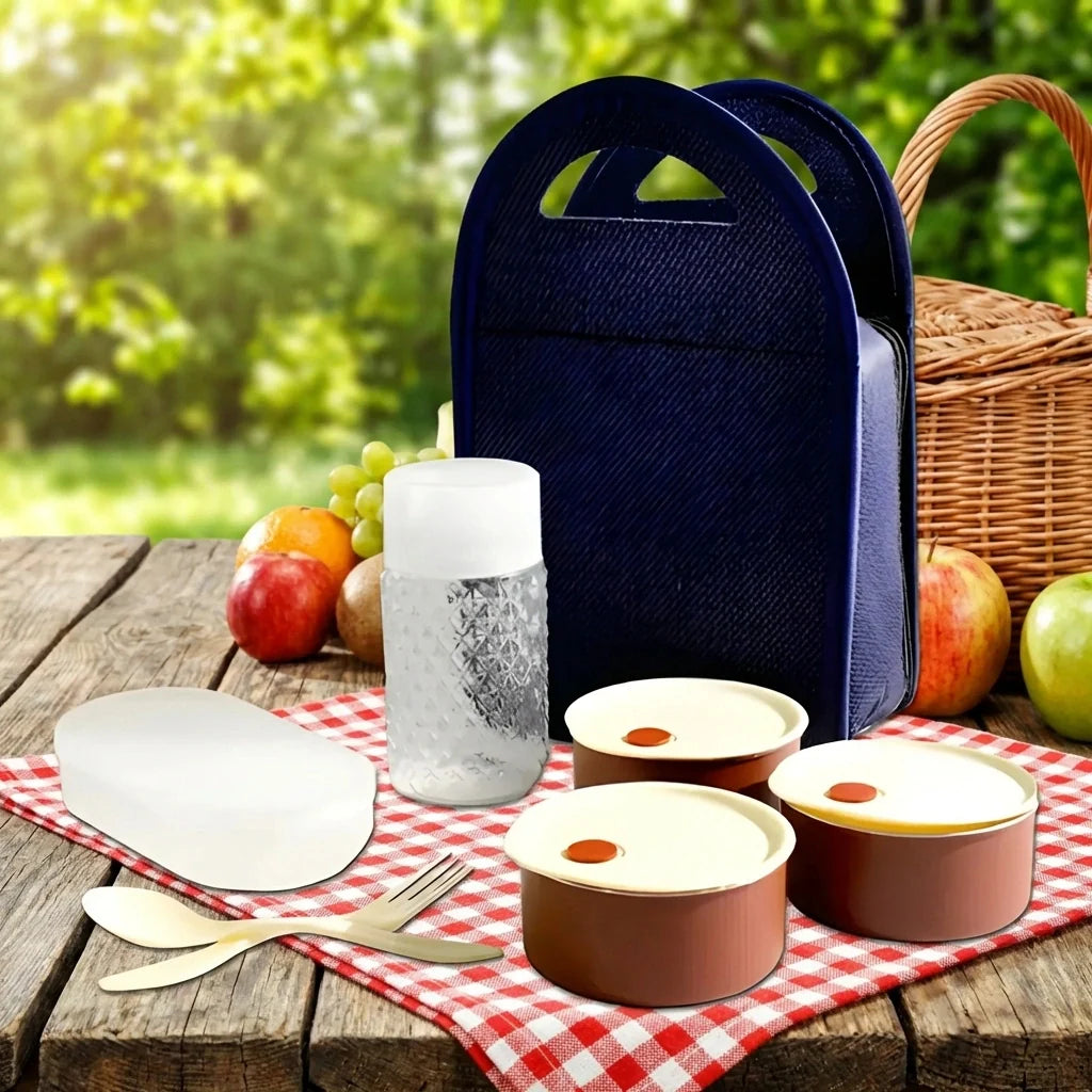 Royal Stainless Steel Lunch Set