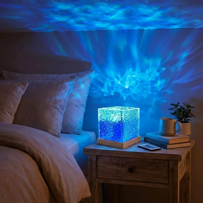 Rotating Ripple Night Light