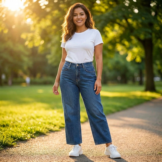Stretchy Flared Jeans