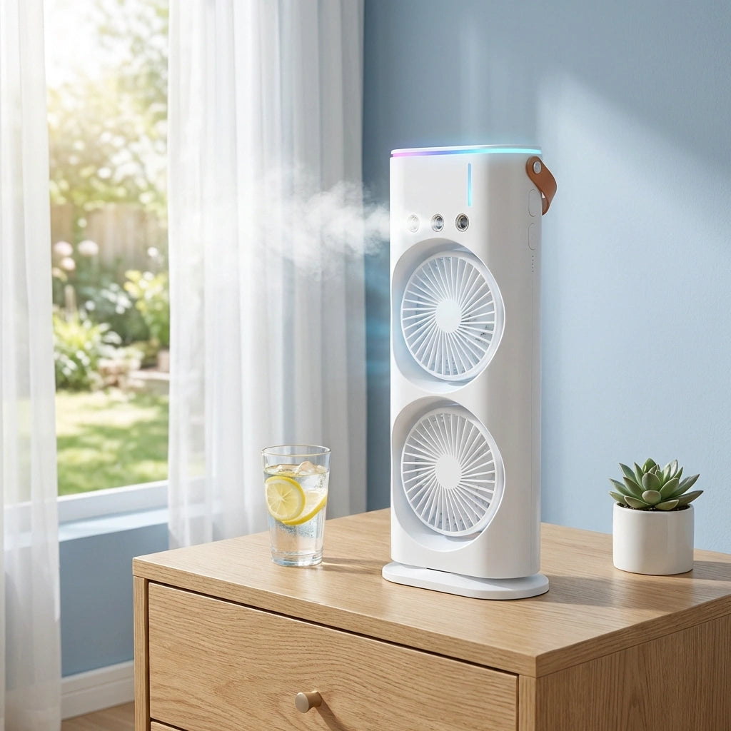 Portable Mist Cooling Fan