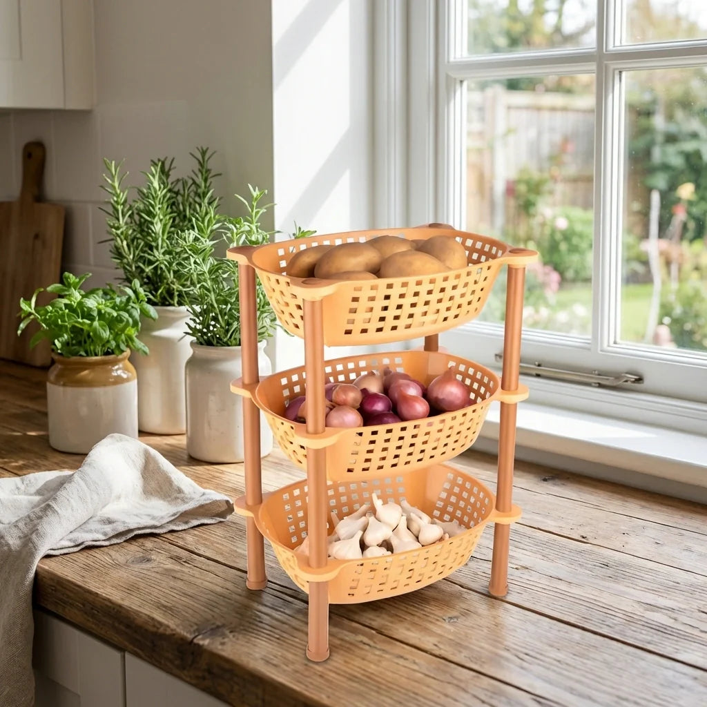 Multipurpose Stackable Storage Baskets