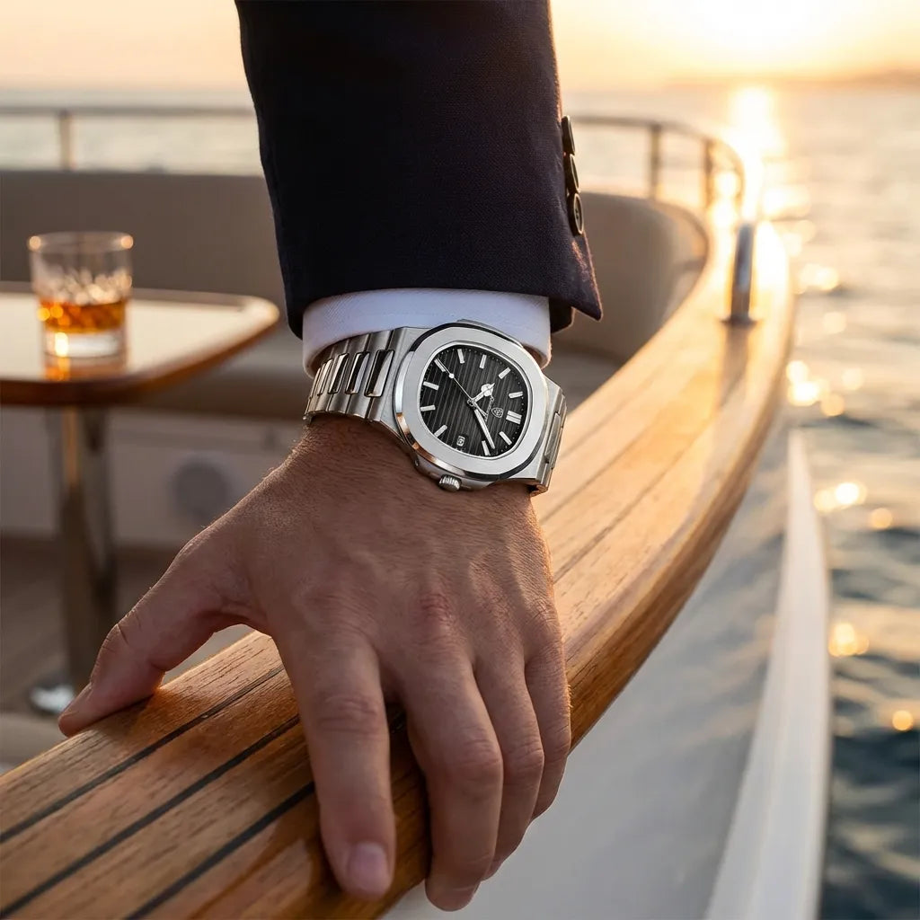 Luxury Stainless Steel Watch