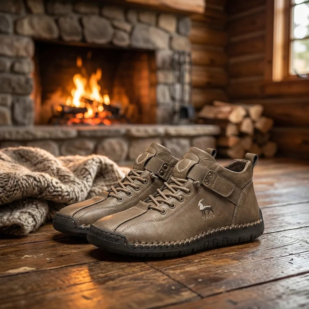 Men's Hiking Shoes High Top Shoes Thickened