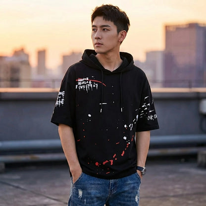 Black Cotton Hoodie Twin Pack