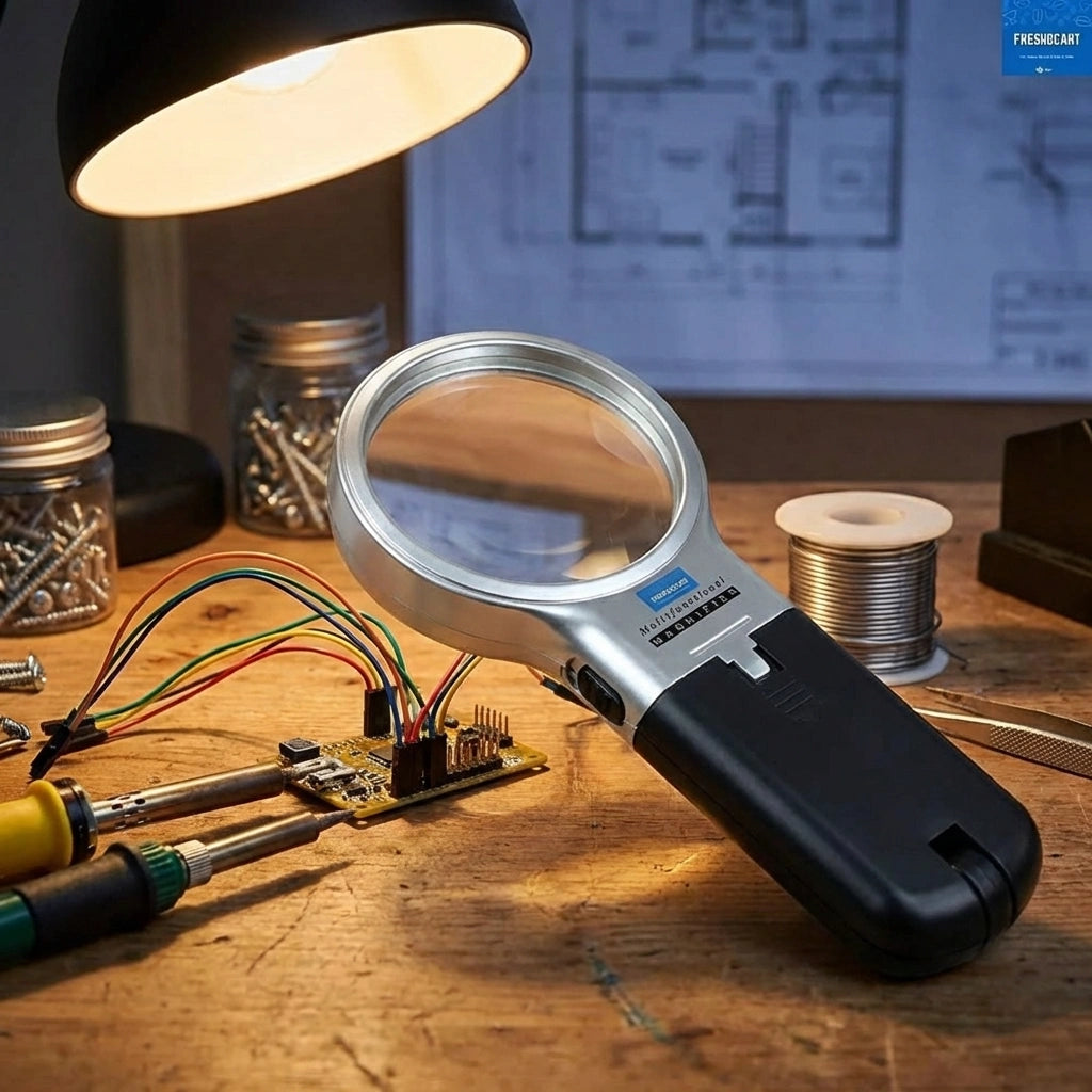 3X LED Magnifier with Light – MaxSmile