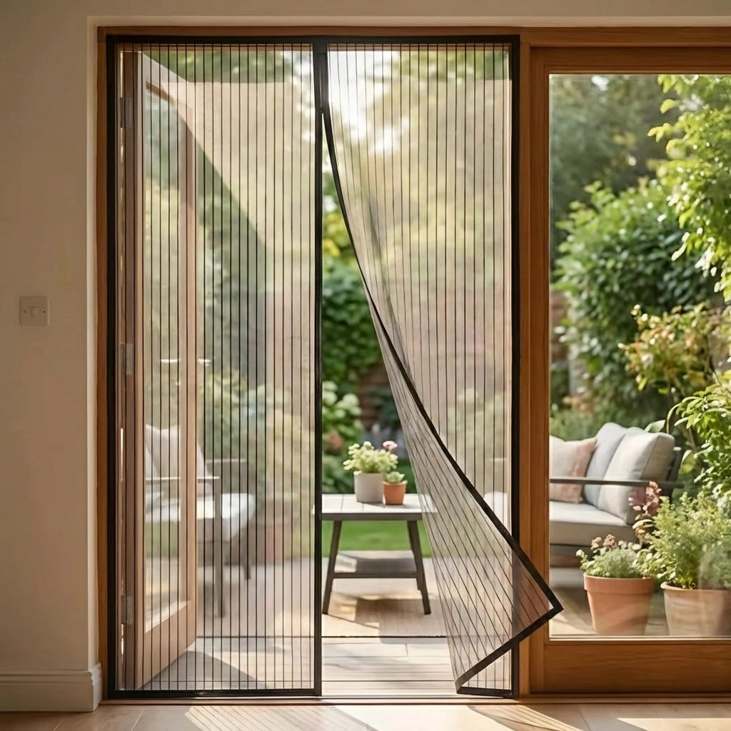 Mesh Magnetic Mosquito Screen Door Net Curtain