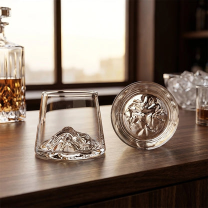 Japanese Mount Fuji Glass