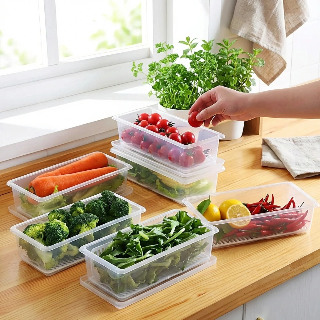 Crisp-Keeper Fridge Containers