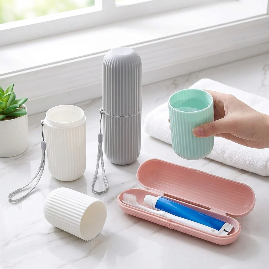 Multipurpose Capsule Bottle Shape Portable Storage Organizer