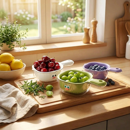 Dual-Layer Veggie Strainer