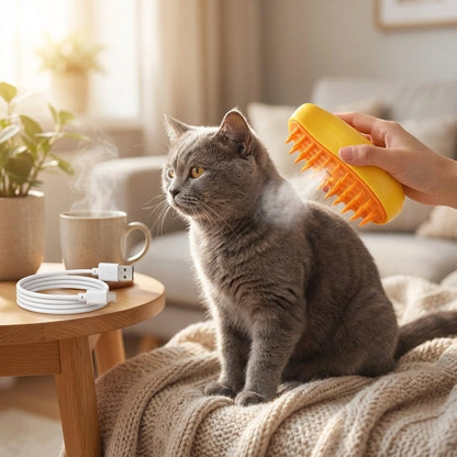 3-in-1 Steamy Pet Brush