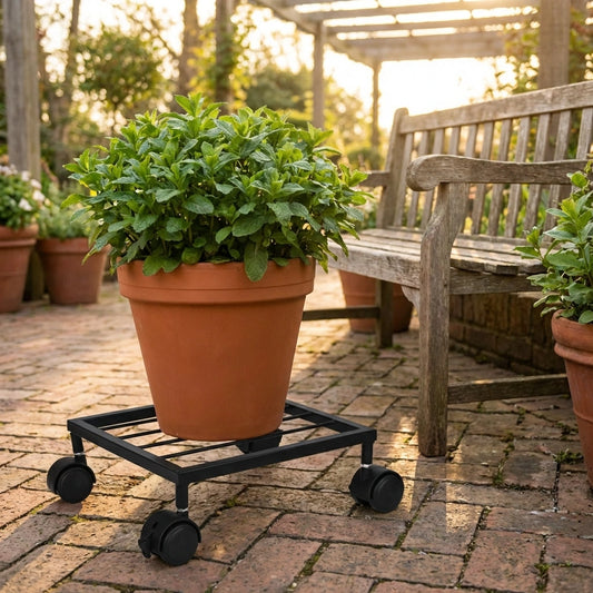 Wheel Pot Stand For Planters