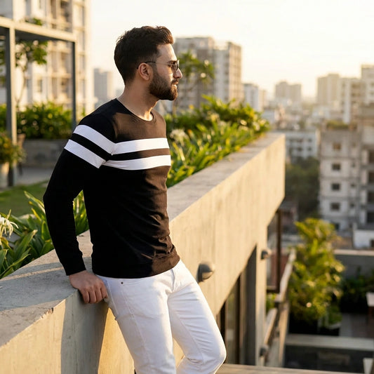 Essential Black Cotton Tees