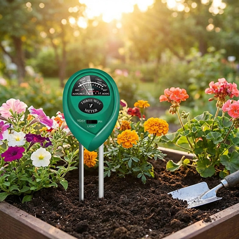 3-in-1 Soil Tester ( Moisture/pH/Light )