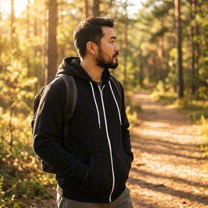 Slim Fit Printed Hoodies