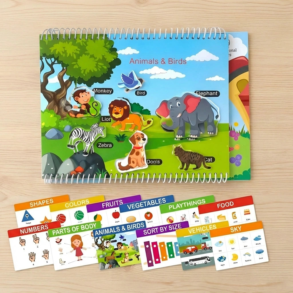 Stick & Learn Toddler Binder