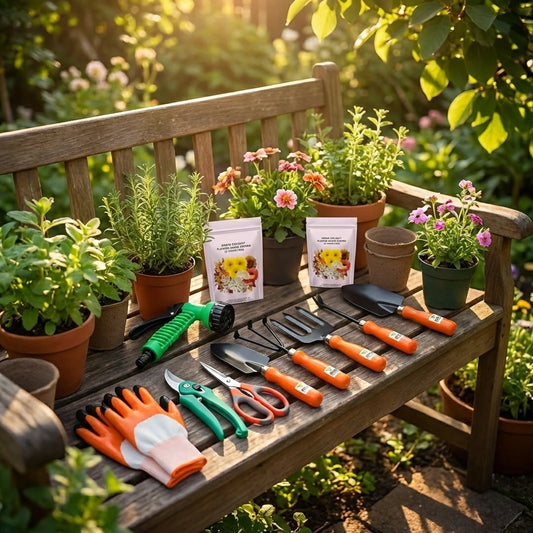 6 in 1 Garden Tools with Box