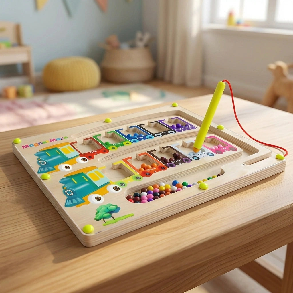 Magnetic Montessori Maze Board