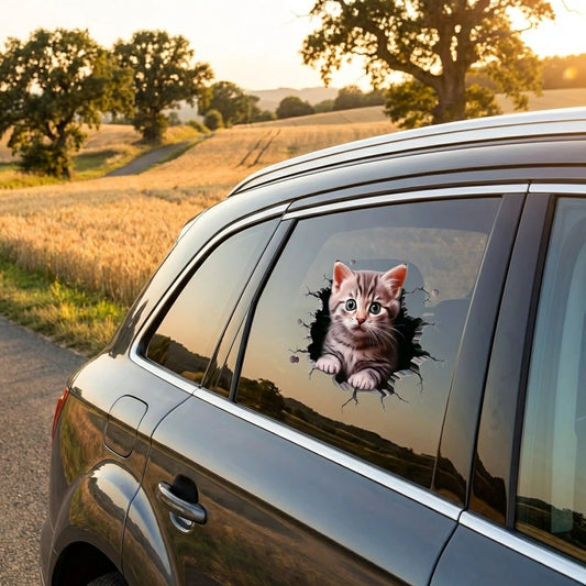 Durable Cat Pattern Car Sticker
